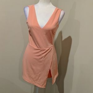 Pink lily blush romper
